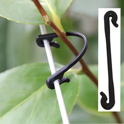 50/100Pcs Grape Vines Clips Durable Plastic Plant Vines Fastener Tied Buckle Tomato Vegetable Hook Plastic Hook Gardening Tools