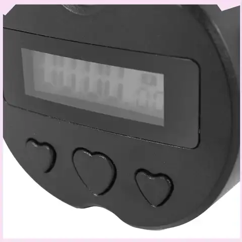 B24B 2X Smart Time Lock LCD Display Time Lock Multifunction Travel Electronic Timer,USB Rechargeable Temporary Timer Padlock