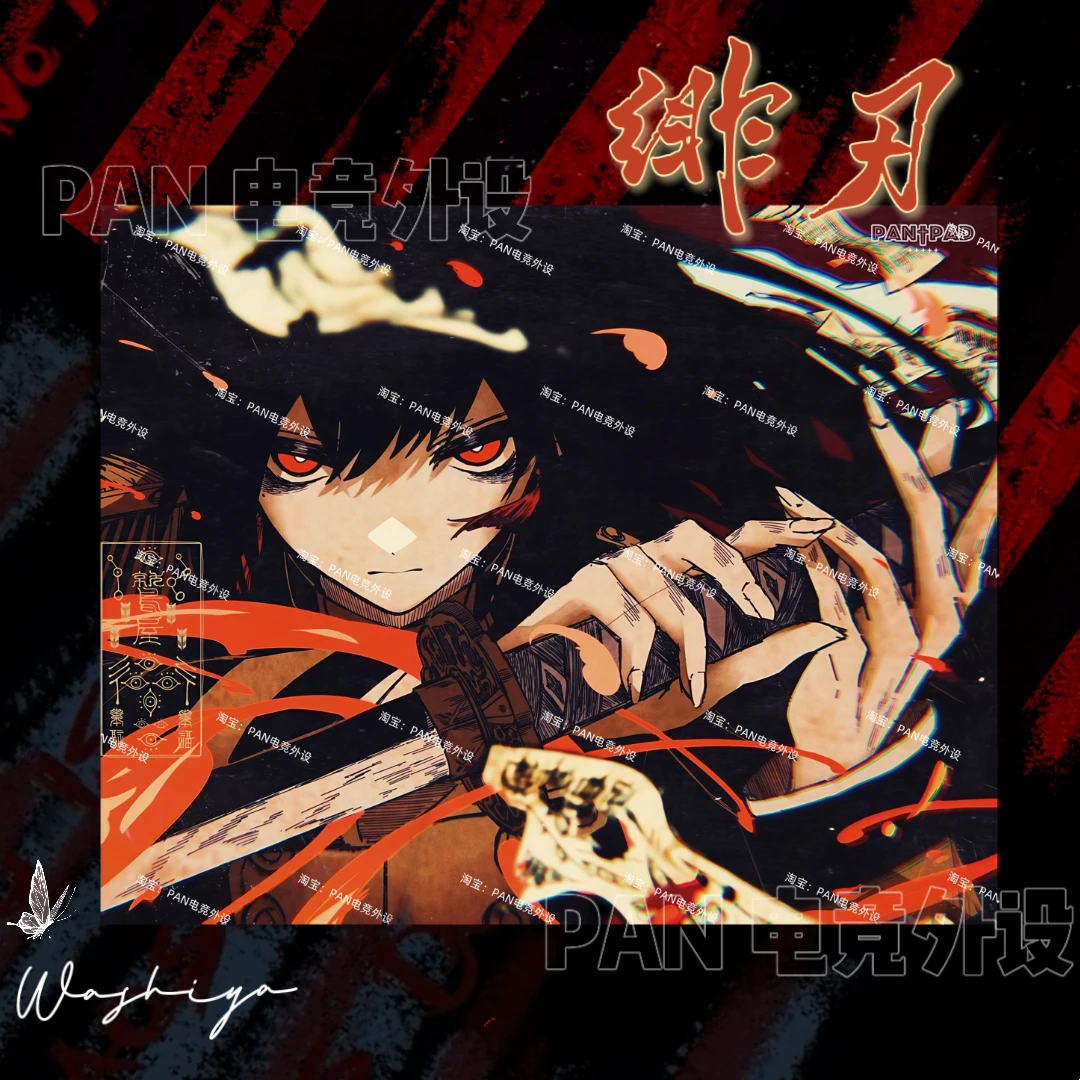 

Mouse Pad Abyssgaming Copy Version Young Girl Coated E-sports Glass Anime Smooth Deskmat Gaming Mousepad for VALORANT Gamer