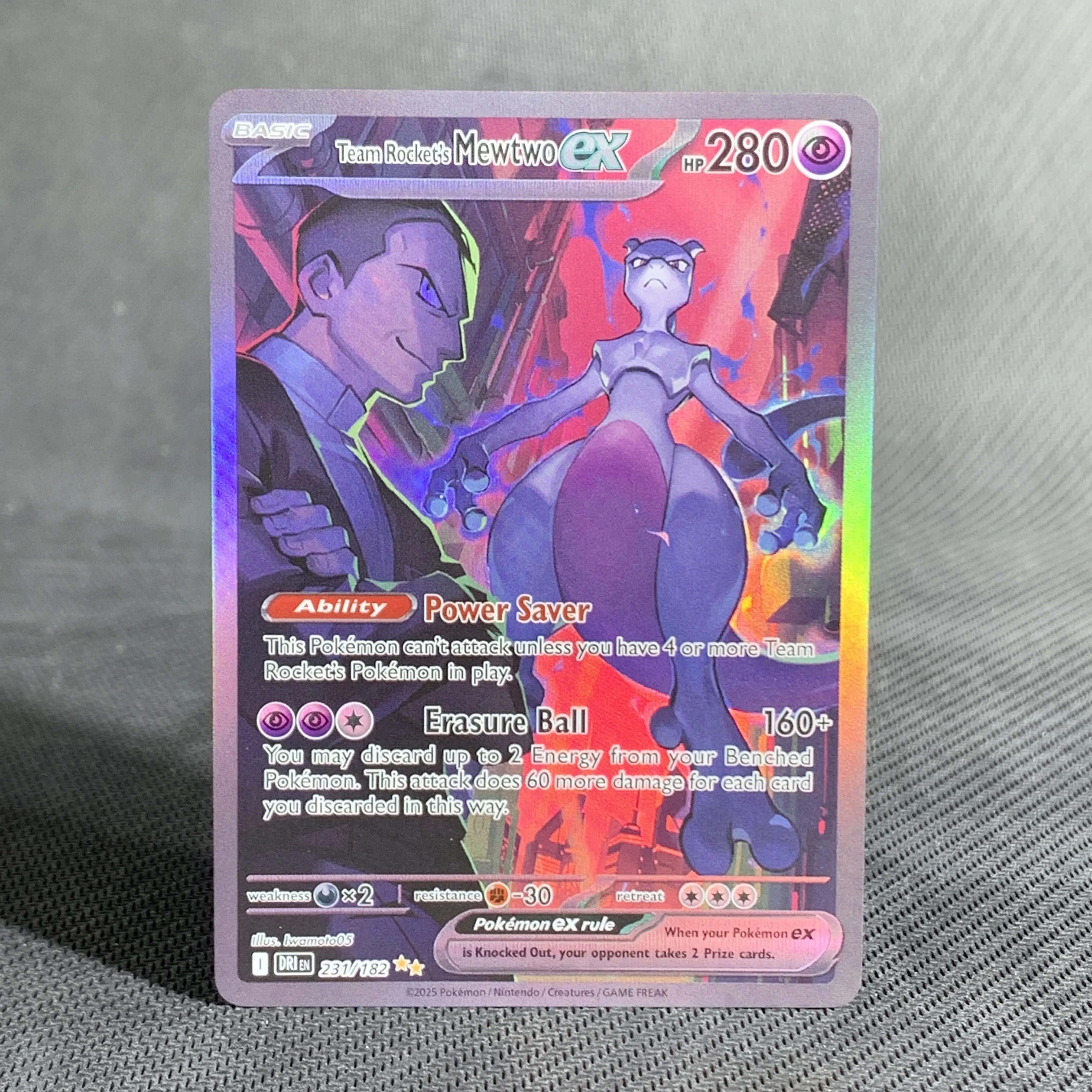 

Pokemon Proxy Cards The Glory of the Rockets SV10 Mewtwo HO-OH Crobat Gardevoir Venusaur Zapdos Game Collection PTCG Toys Gifts