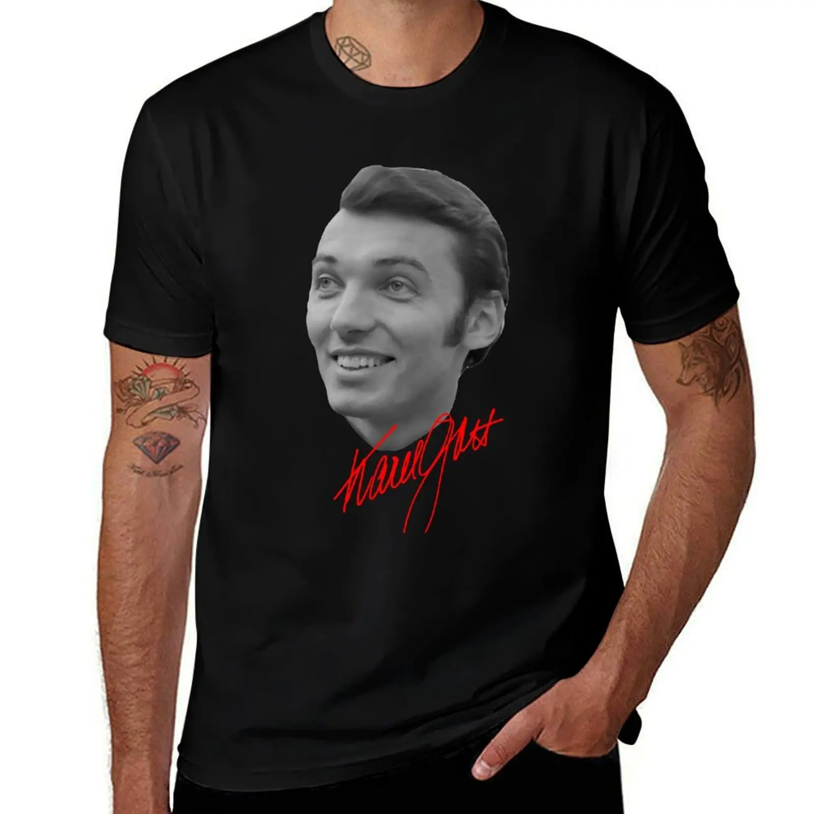 

Karel Gott with signature T-Shirt Urban Style Print T-Shirt