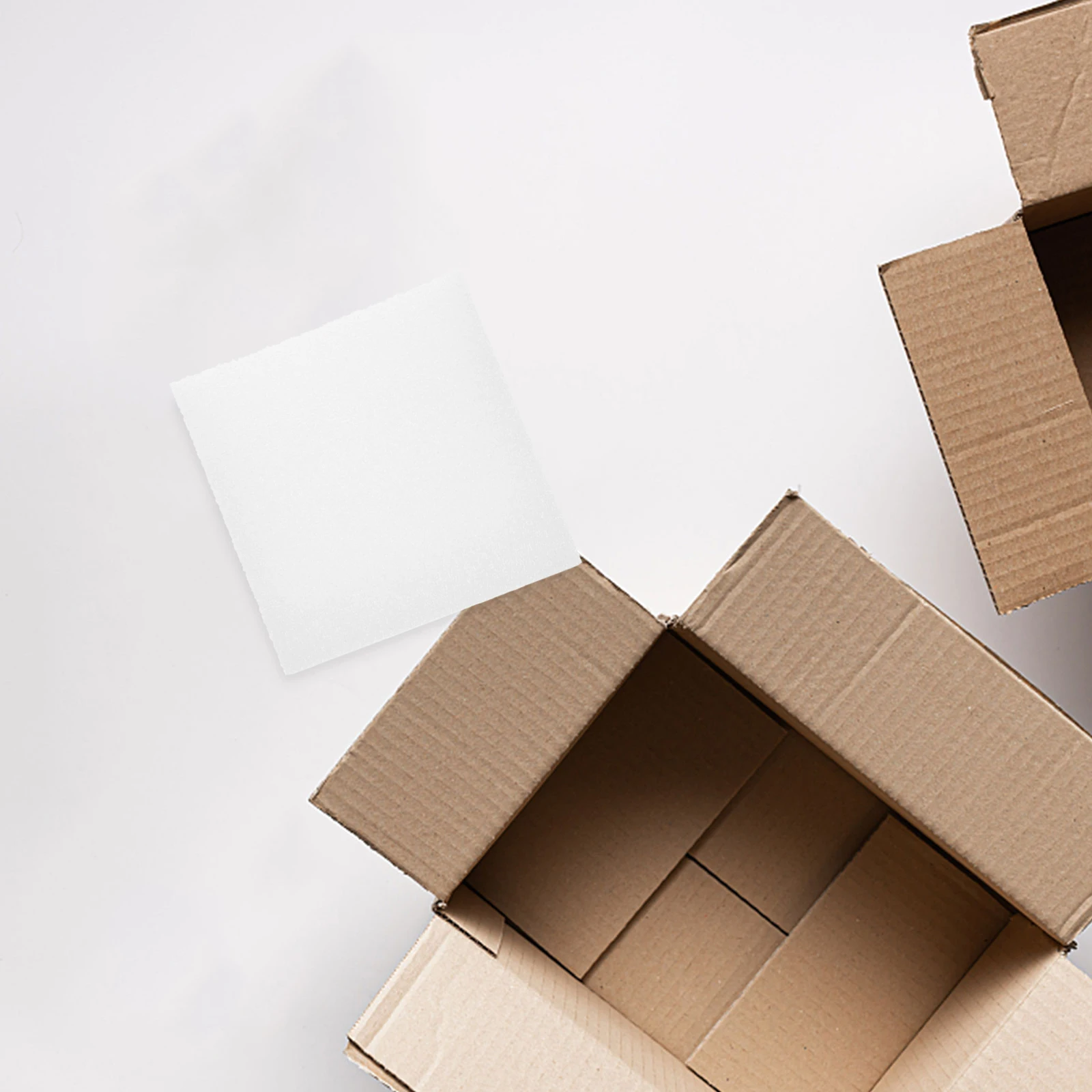 

2 Pcs White Pearl Cotton Foam Pad 250x150x50mm Flexible Packing Insert Delivery Liners Multi use Express Supply Foam Boards