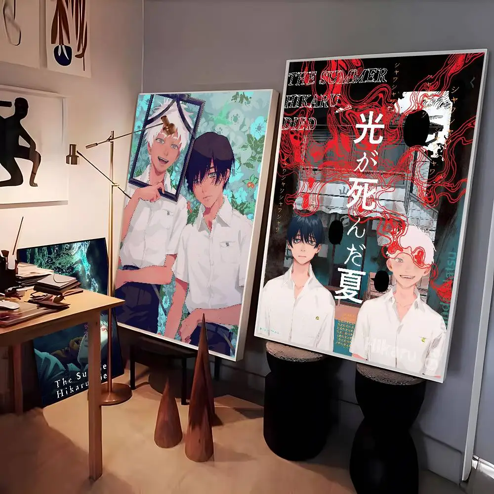 أنيمي الصيف هيكارو يموت المشارك عالية الجودة طباعة ديكور المنزل جدار الفن جدارية غرفة زخارف للحانات #3