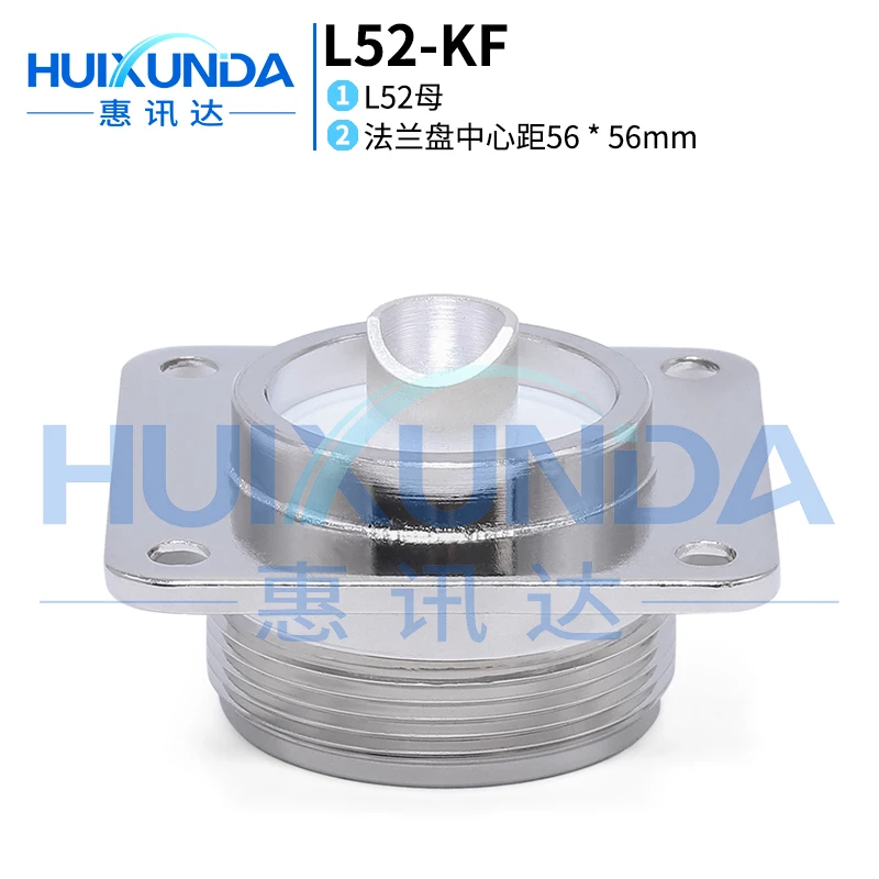 L52-KF L52 Female 72 * 72 Method Lan L52-KFD Panel Mount Base Station Connector 50KF