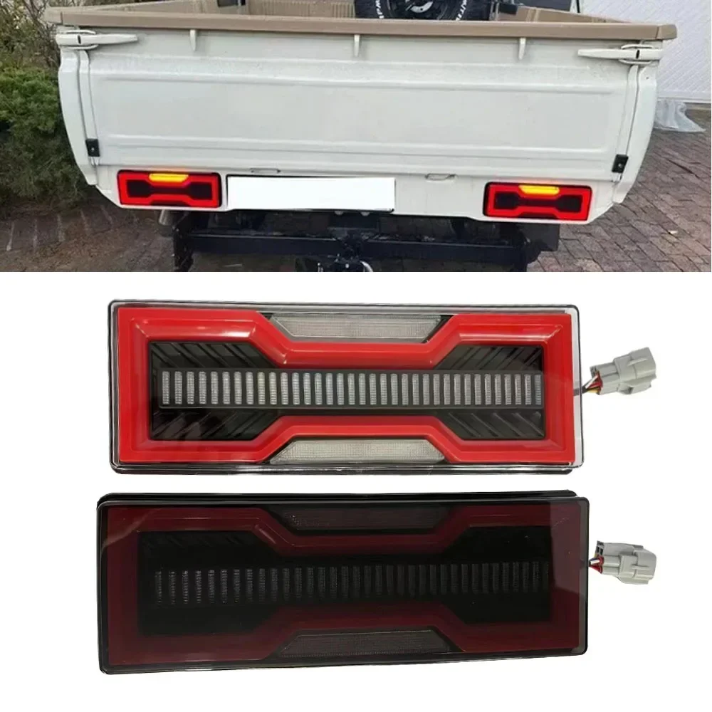 Pair LED Rear Tail Lamp Signal Braking Light For Toy ota Land Cruiser 70 79 LC79 LC75 FJ75 Pick-up  Accessories