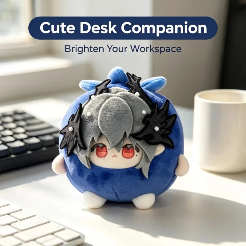 Arknights Logos 10cm Cotton Doll Cute Character Pendant Anime Game Bag Hanging Ornament Gift For Fans