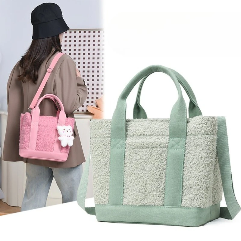 

Fashionable High End Diaper Bag Minimalist Women Tote Shoulder Bag Messenger Commuter Solid Color Elegant