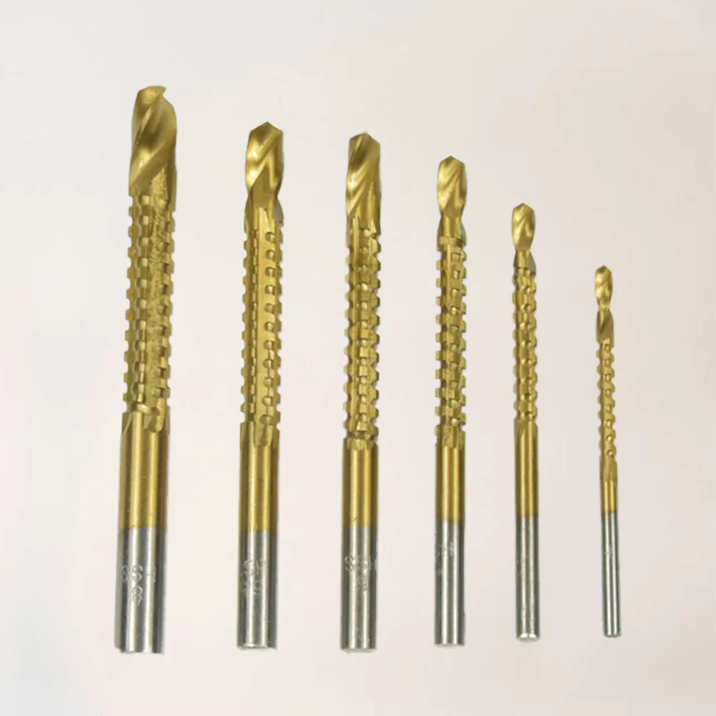 

6Pcs High-Speed Steel Spiral Drill Bits Set 3Mm-8Mm Stainless Steel Electric Drill Accessories Bore Bit Bore Bit