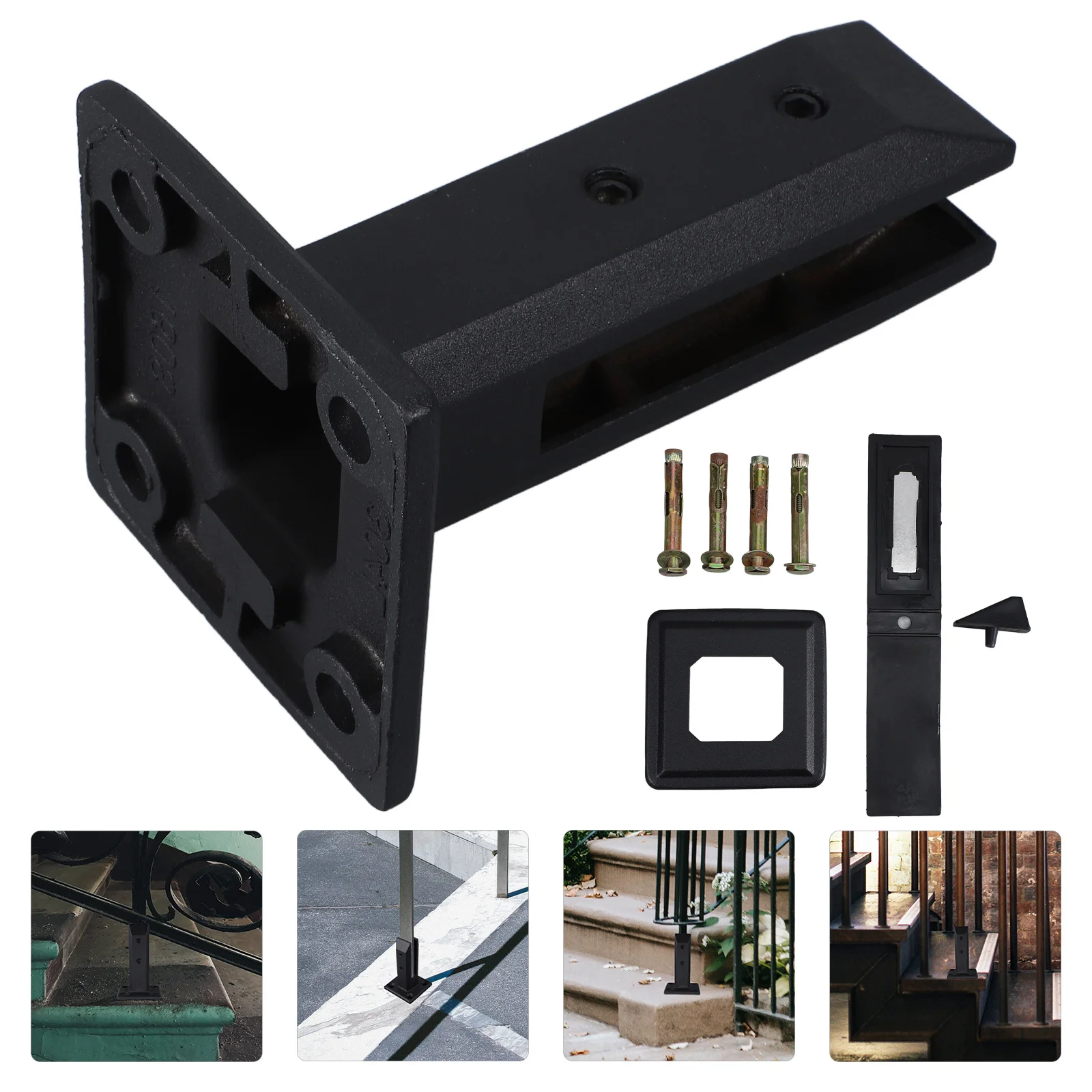 

Swimming Pool Glass Clamp Stainless Steel Heavy Duty Stair Railing Handrail Support Clip Replacement Glass Railing Bracket