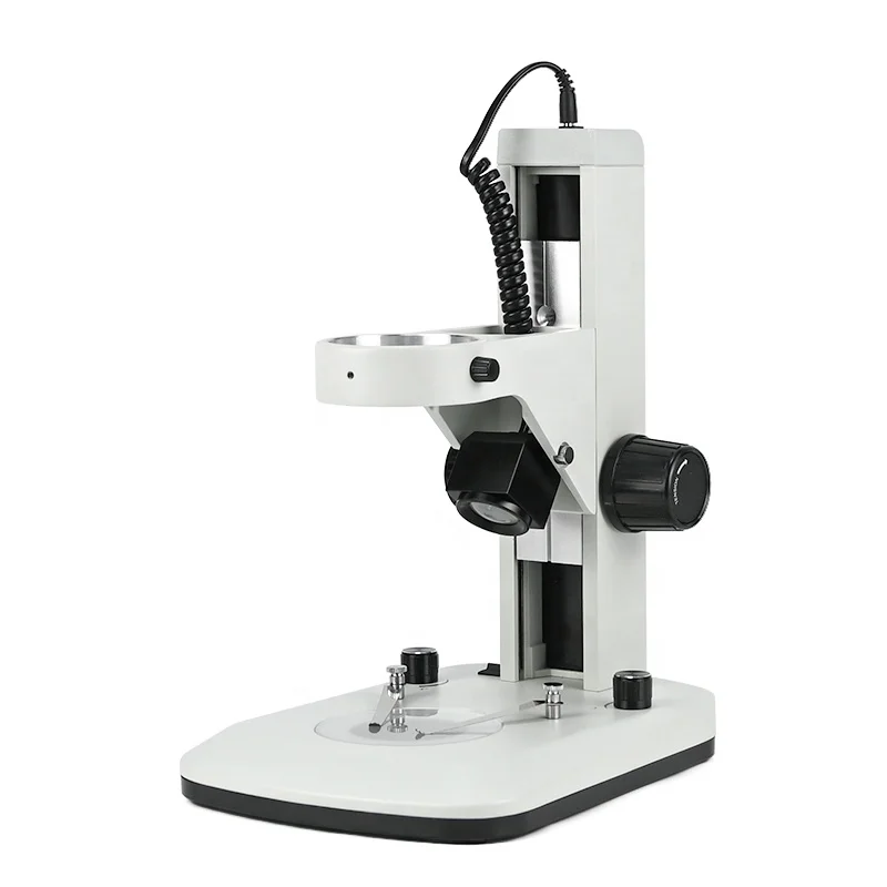 

D6 Microscope Track Stand 76mm Coarse Focus Top And Bottom LED Light