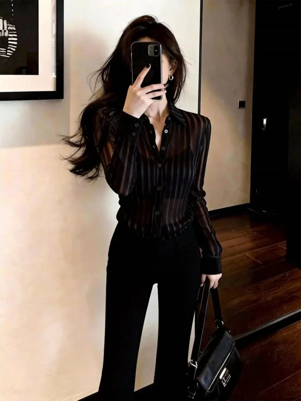 

Unique Beautiful Faionable Women's Long Sve Top Spring 2026 Design Sensation Sle Comfortable Knitted Sweater