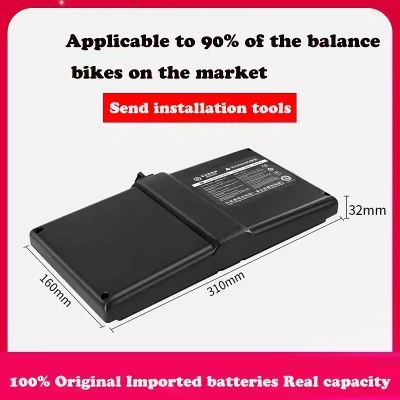 Original Scooter 36V / 54V Battery pack ForXiao Mi Battery of No.9 balance car 36V 7000mAh lithium battery Working 3-5 hours