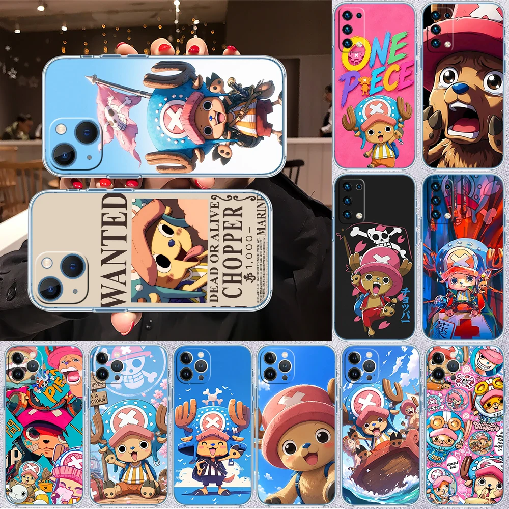 II52 One Piece Chopper Transparent Phone Case for Motorola Moto Edge 20 30 40 50 S30 Fusion Ultra Pro Neo Lite + G200 G23 view 3