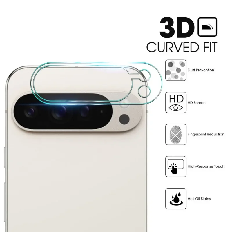 1-10pcs Tempered Glass For Google Pixel 9 Pro XL Cellphone Camera Back Lens Anti-scratch Protective Films For Google Pixel 9 Pro