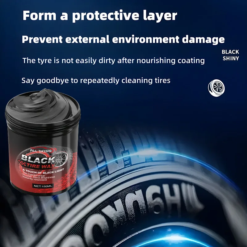 Universal Leather and Plastic Repair Polishing Wax - Automotive interior reconditioning cream for leather/plastic/rubber care