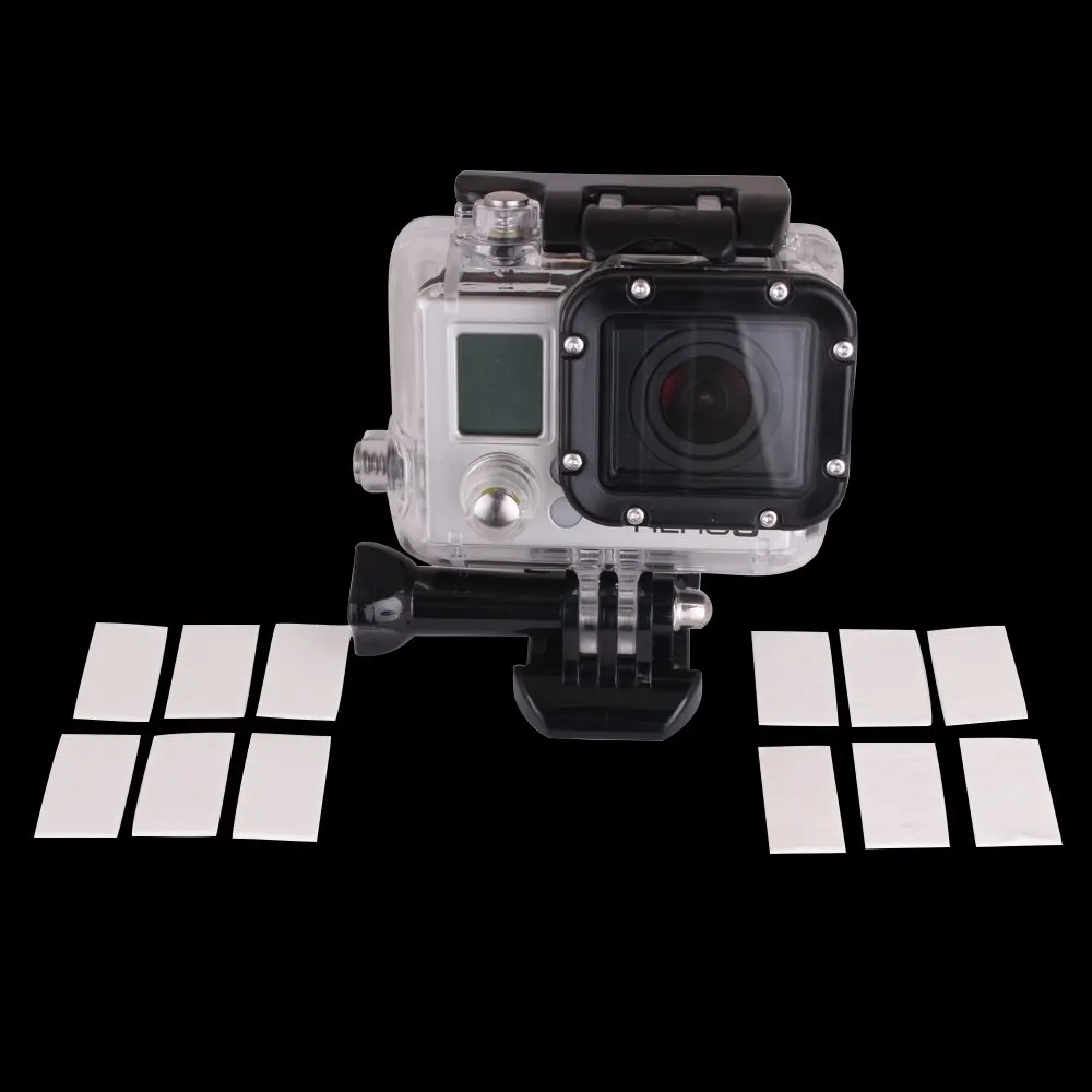 12pcs Sheet Antifog Waterproof Moisture-proof Recycling inserts for Sport DV camera for GoPro HD Hero 4 3 + 3 2 1