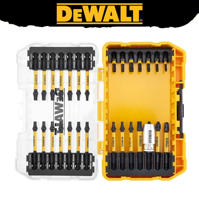 

DEWALT DT70734T FLEXTORQ Набор отверток, 29 предметов, прочные портативные сверла из быстрорежущей стали, насадки для электроинструментов