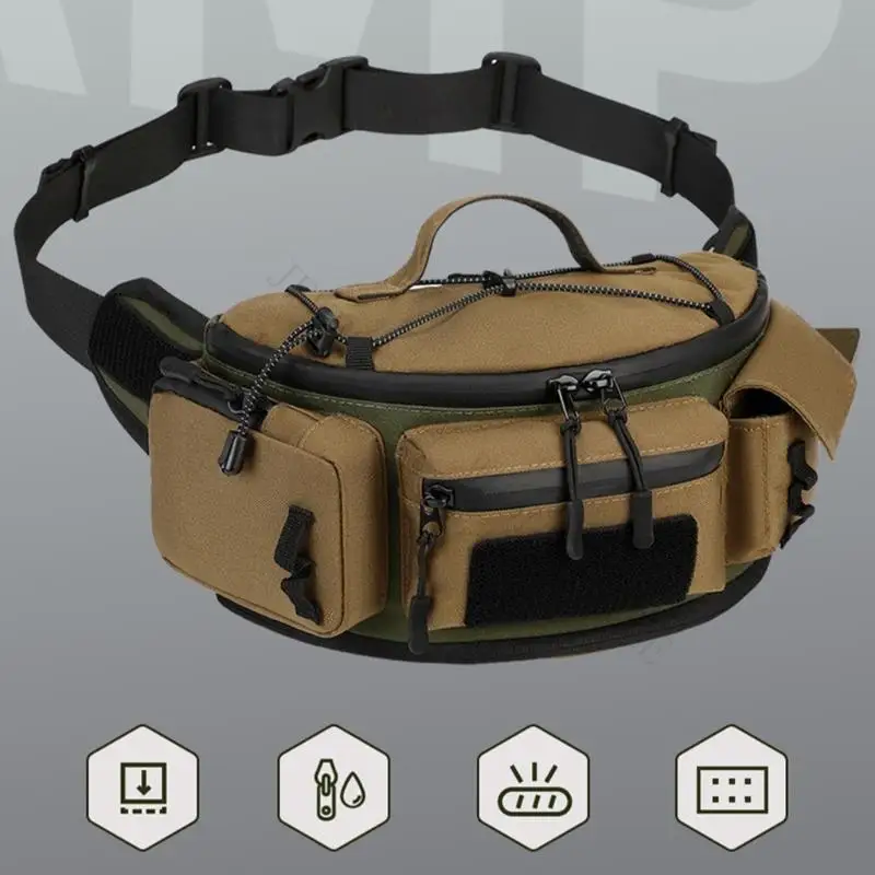 R7UF All Around Functional Waist Pack highlighting Reinforced Stitching And Quick Access Pockets For Men Women