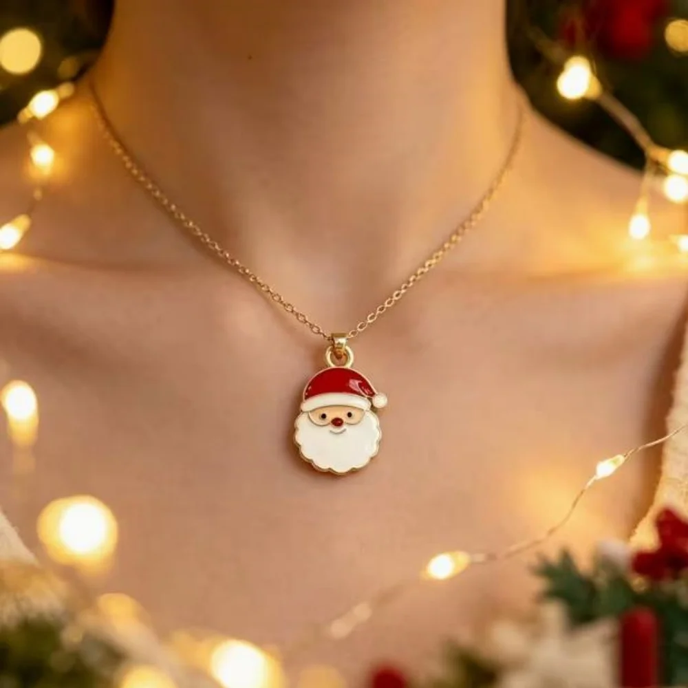 20Pcs new high-quality zinc alloy Santa pendant. The perfect little gift for relatives and friends. Christmas