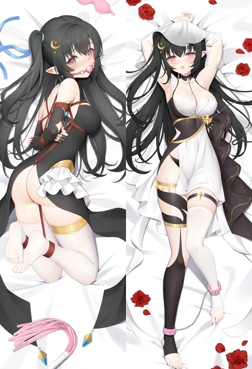 

VTuber Cosplay Dakimakura Pillow Case Hugging Body Prop