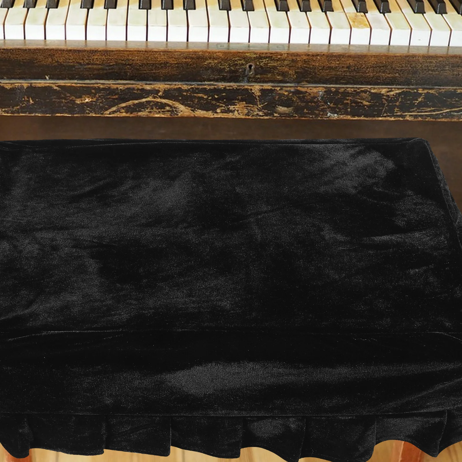 Funda Universal para taburete, funda elástica suave a prueba de polvo, diseño elegante, fácil instalación, silla de belleza, Protector de asiento de oficina, Piano