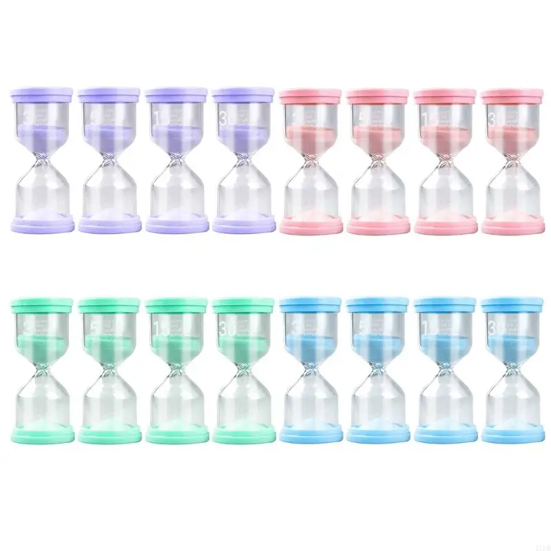 4XFD 3/5/15/30 Minutes Hourglass Sand Timer Children Gift Kid Sand Timer Hour School