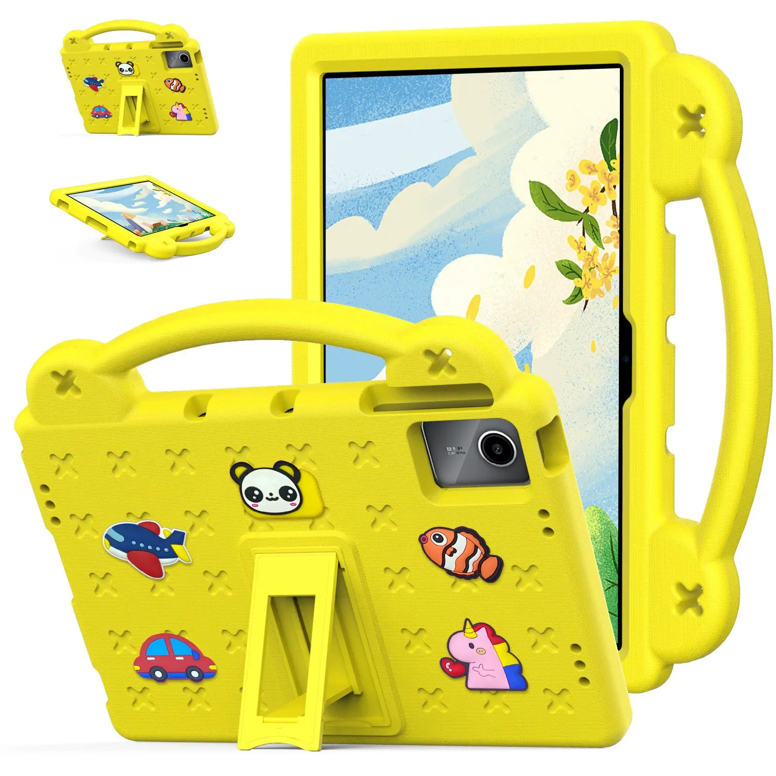 

Ударопрочный детский чехол для планшета Huawei MatePad SE 11 2024 AGS6-W09 11 дюймов с мультяшным дизайном из EVA