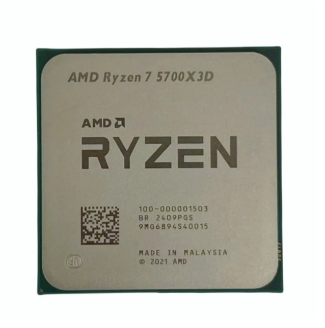 AMD Ryzen 7 5700X3D Boxed CPU With 8 Cores and 16 Threads Accelerates Up to 4.1GHz Socket AM4 CPU Processor