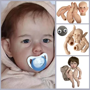 Reborn baby kit Liam 20 inch and 27 inch handmade realistic painted/unpainted soft vinyl Bebe reborn kit with teeth kit Bebé reborn