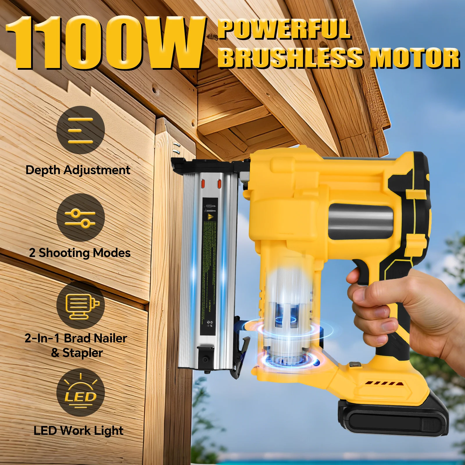 Cloueuse électrique sans fil 2 - Staple Gun Electric avis et prix
