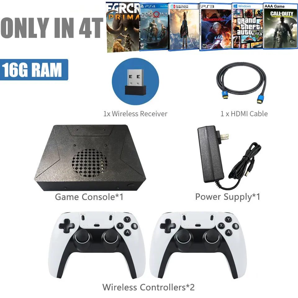 LZAKMR S1 Game Box Dual System Windows 11 4TB
