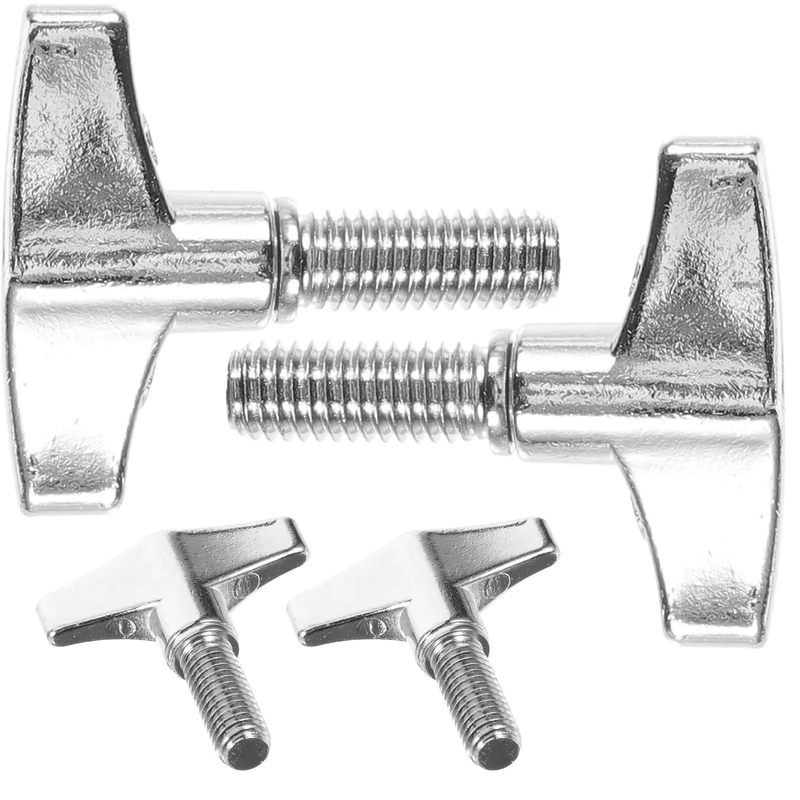 4Pcs Drum Wing Screw Drum Cymbal Stand Metal Wing Nuts Stable Adjustable Quick Release Screws Instrument Nuts Cymbal Tool