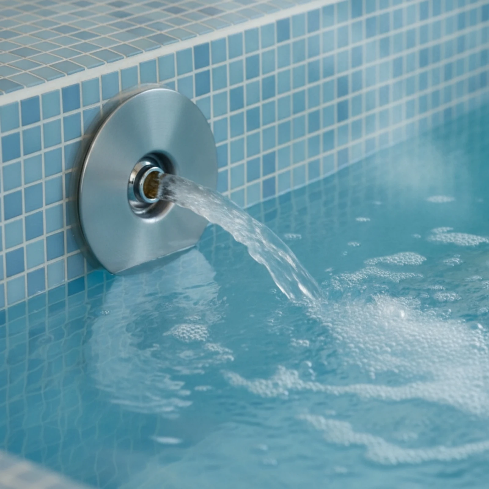 Pool Return Nozzle Stainless Steel Spa Return Nozzle Directional Adjustable for Bathtub