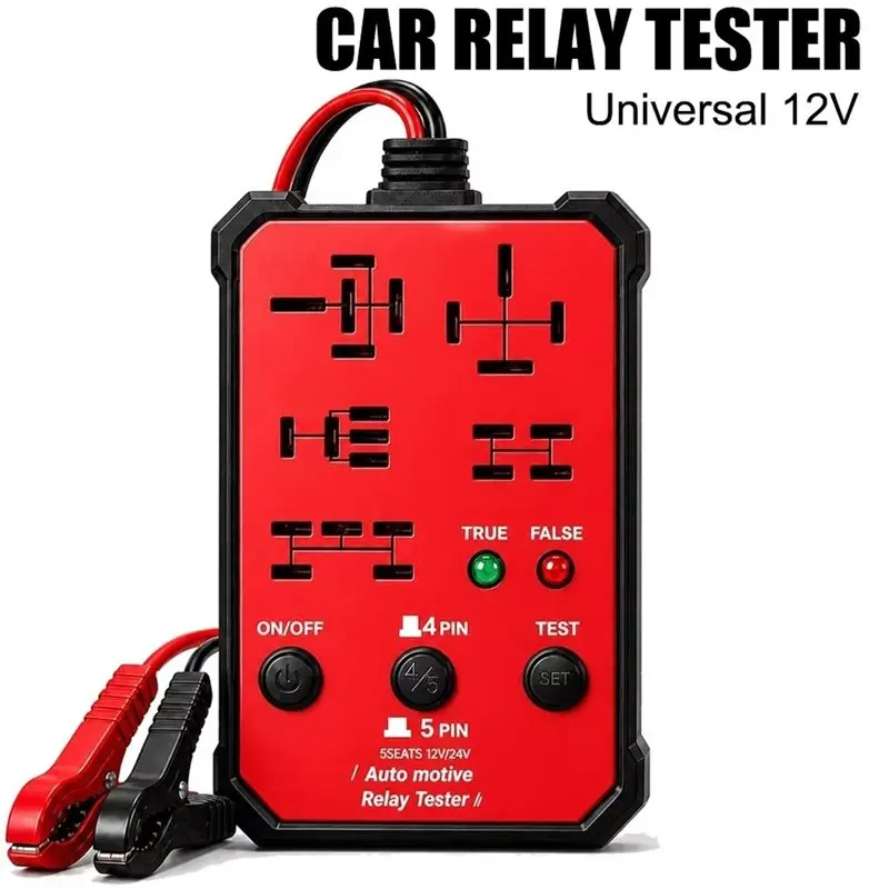 A27F-Car Relay Tester Universal 12V 24V Automotive Short Circuit Automotive Diagnostic Tool For Auto Repair