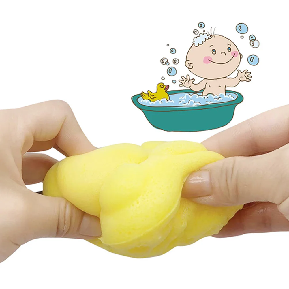 

2pcs Honeycomb Bath Sponge Lovely Body Scrubber For Exfoliating Back Skin With Hanging Rope Shower Brush For Body