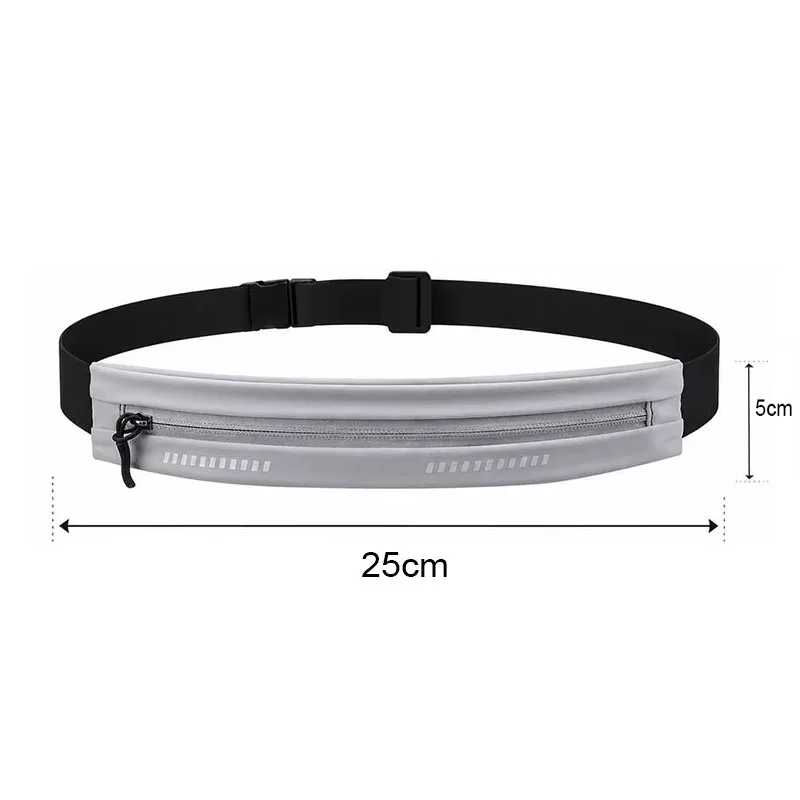 

Lightweight Waist Pack Adjustable Sports Belt Bag for Running Gym Hiking Cycling and Daily Casual Use For Women and Men