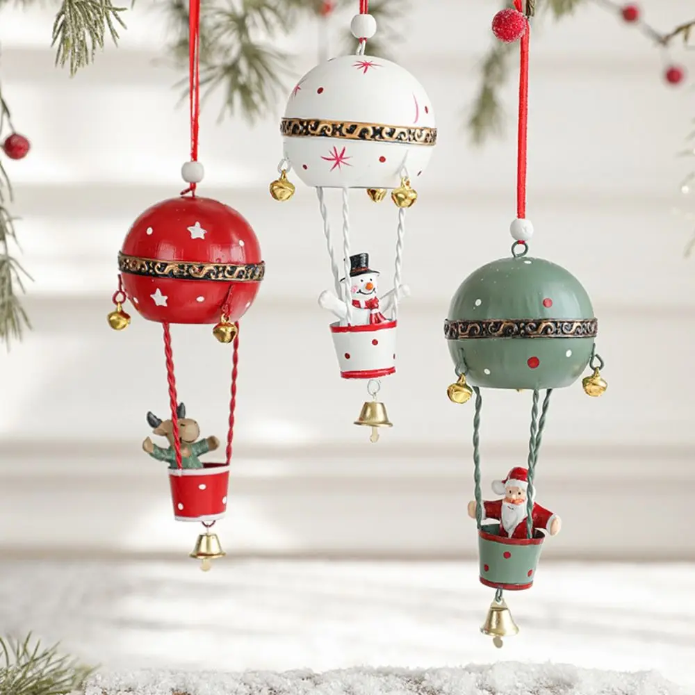 

New Santa Clasu Christmas Tree Ornament Snowman with Bell Xmas Ornament Ball Cute Pendant Elk Hanging Decoration New Year Party