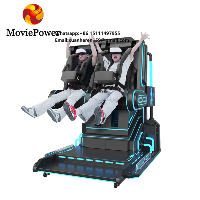 Hot Profitable Roller Coaster 9D VR Vibrating Simulator Virtual Reality Games Simulator Indoor Arcade Game Machine Vr 360 Chair