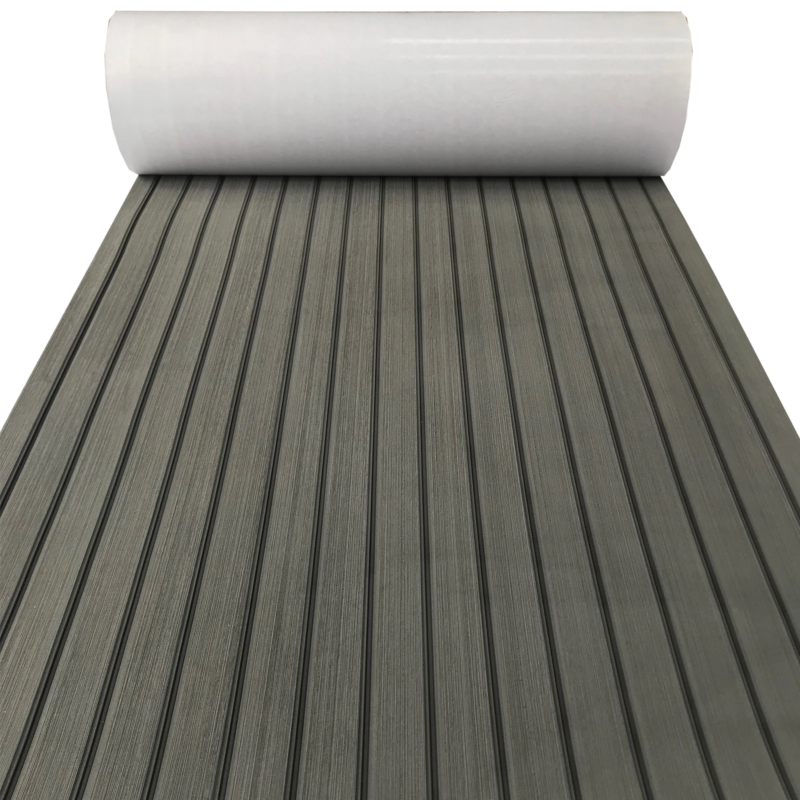 2400x600x5mm EVA Foam Boat Mat Self-adhesive Yacht Decking Sheet Non-slip Marine Boat Flooring Pads RV Faux Teak Vehicle Pad