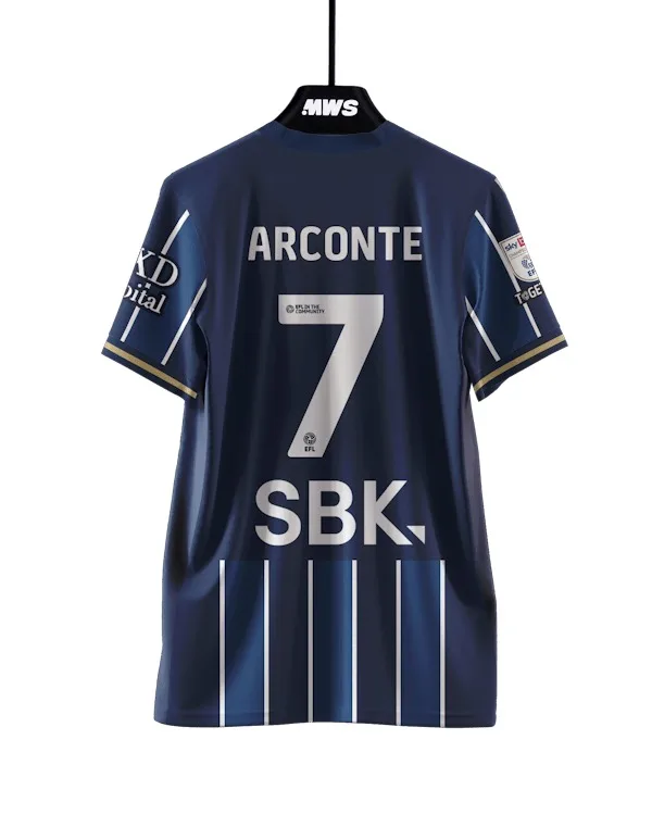 Neue Saison Millwall 3D-Druck Nummer Fußballtrikot Herren Atmungsaktives Schnelltrocknendes Kurzarm-T-Shirt Familien-Partnerlook – Detail 5