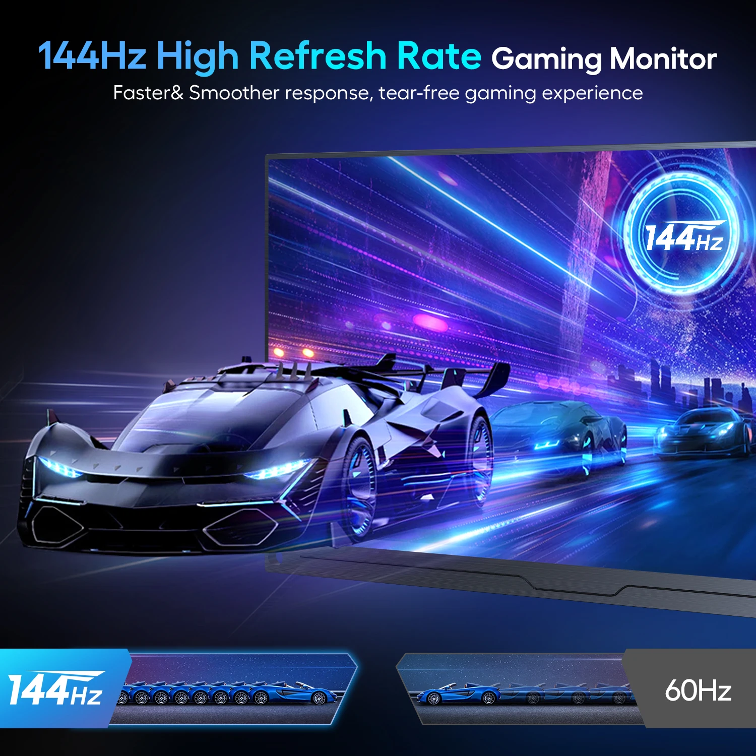 Imagem -02 - Monitor Portátil Uperfect 2k 144 hz 18 100 Dci-p3 Sync Hdr 2560x1600 Tela de Jogos com Hdmi Usb c Matte Ips Eye Care Tela Externa para Laptop pc Phone Switch Ps4 5