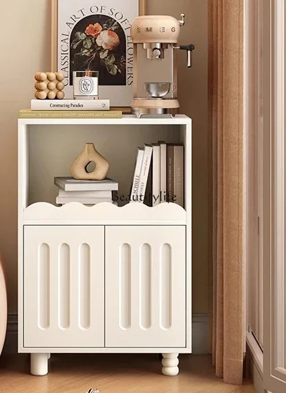 

XX39French cream style bookcase living room bedroom small storage locker