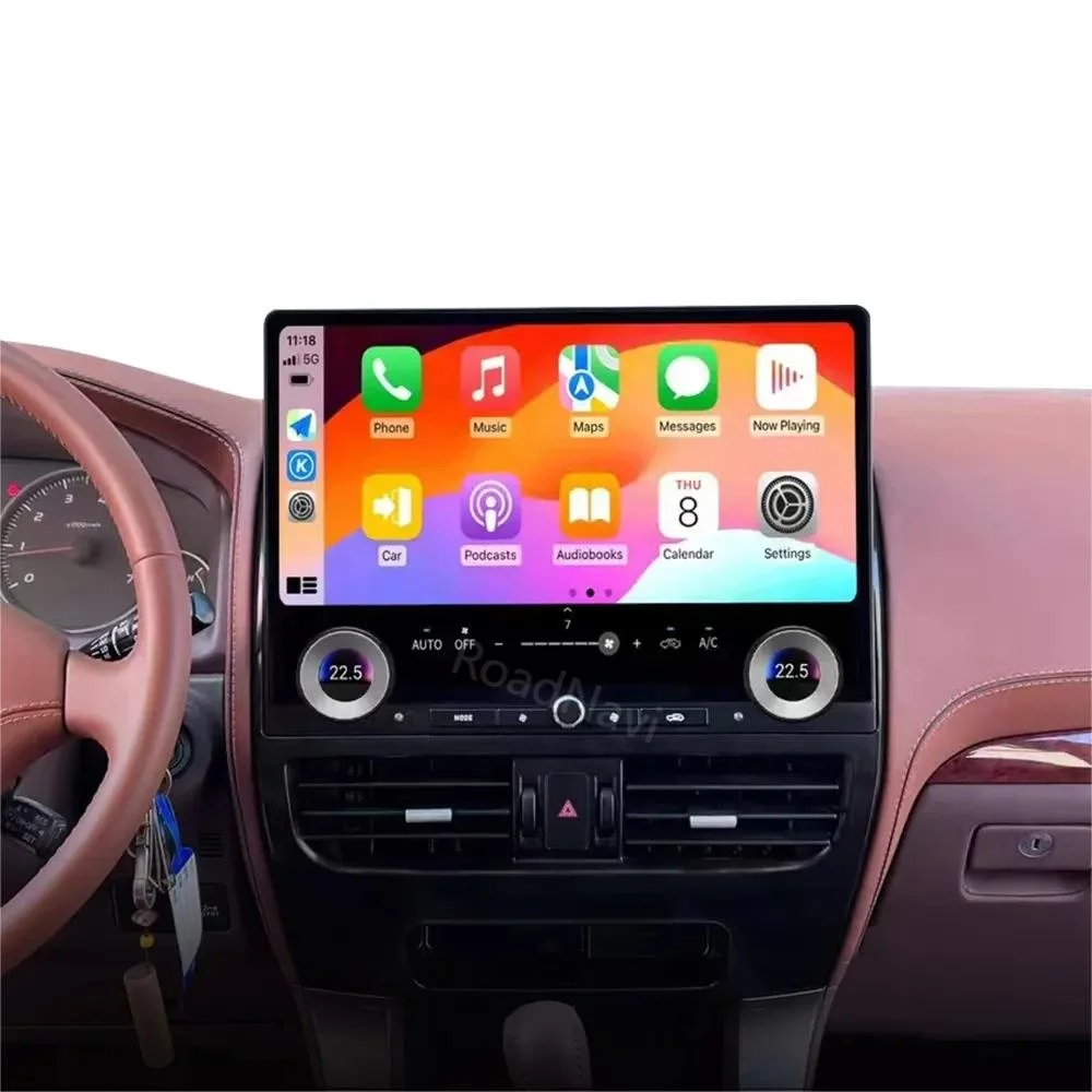 مشغل وسائط متعددة للسيارة مقاس 16.8 بوصة لسيارة تويوتا لاند كروزر برادو 120 2002-2009 Carplay GPS Navi 4G 360