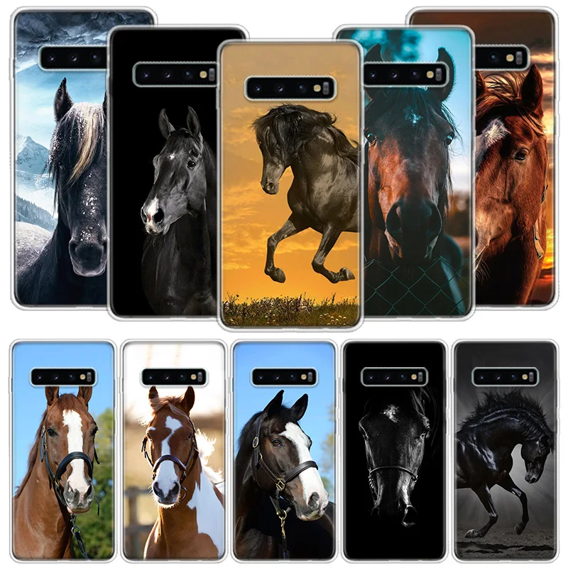 Horse Galloping Horse Phone Case For Samsung A14 A24 A34 A54 A15 A25 A35 A55 J8 J6 J4 Plus A05S S10 Lite S8 S7 Edge S10E F52