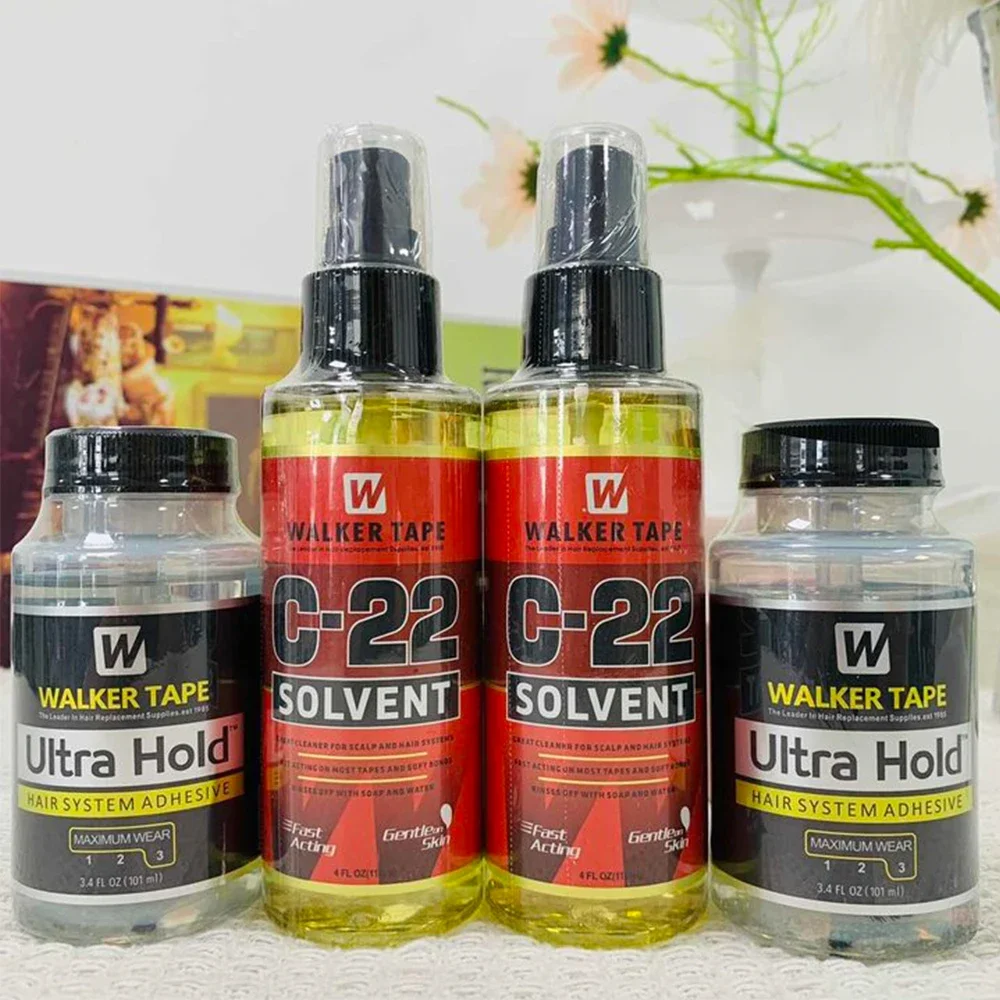 

Оптовая продажа, водонепроницаемый ультрафиксирующий кружевной клей и средство для удаления плавящего спрея C-22 для наращивания париков с кружевной лентой