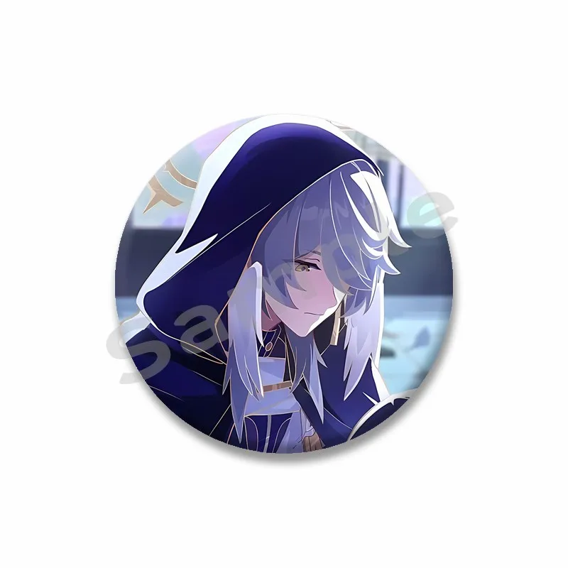 Honkai Star Rail Sunday Round Brooch, Cute Design