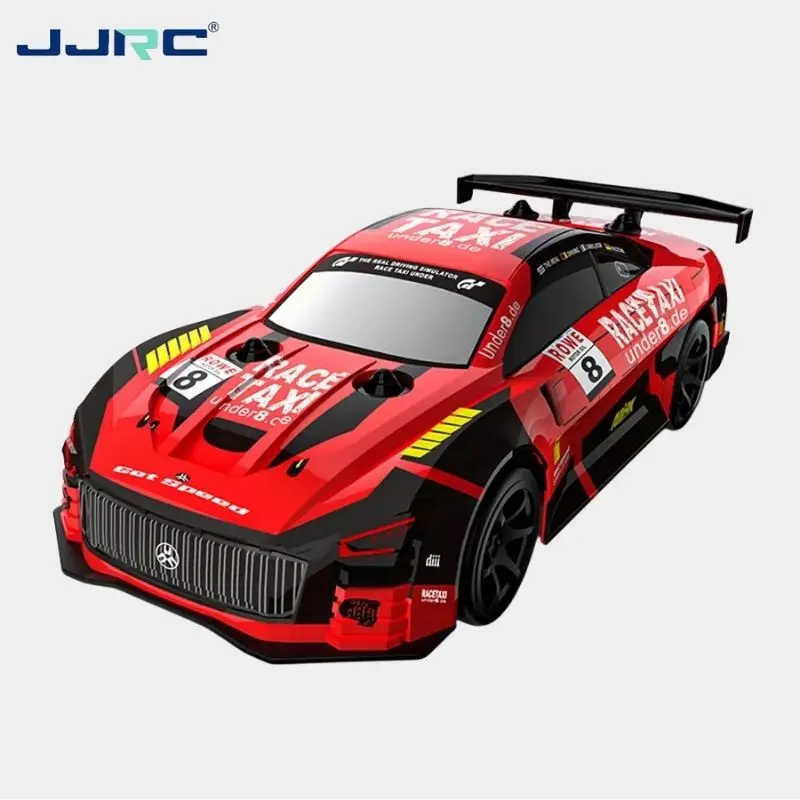 JJRC Q165 Drift RC Car 2,4G Radio de alta velocidad con luz modo Dual efectos LED Mini Control remoto modelo de coche de carreras