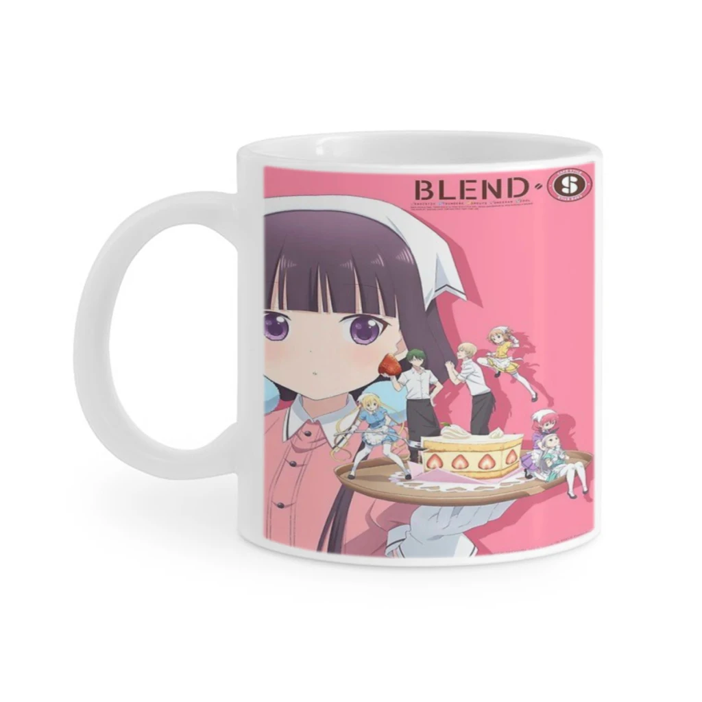 Cute Comic Blend·S Hinata Kaho Ceramics Coffee Mugs Tea Cup Milk Cups Gifts Drinkware Coffeeware