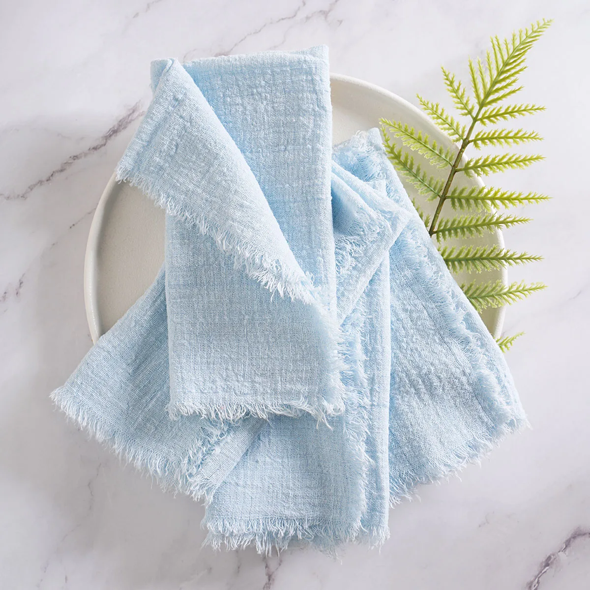 10-40pcs Napkins Cloth 42x42cm Rustic Cotton Gauze Tea Towel Dining Place Mats Wedding Restaurant Supply Linen Table Decor