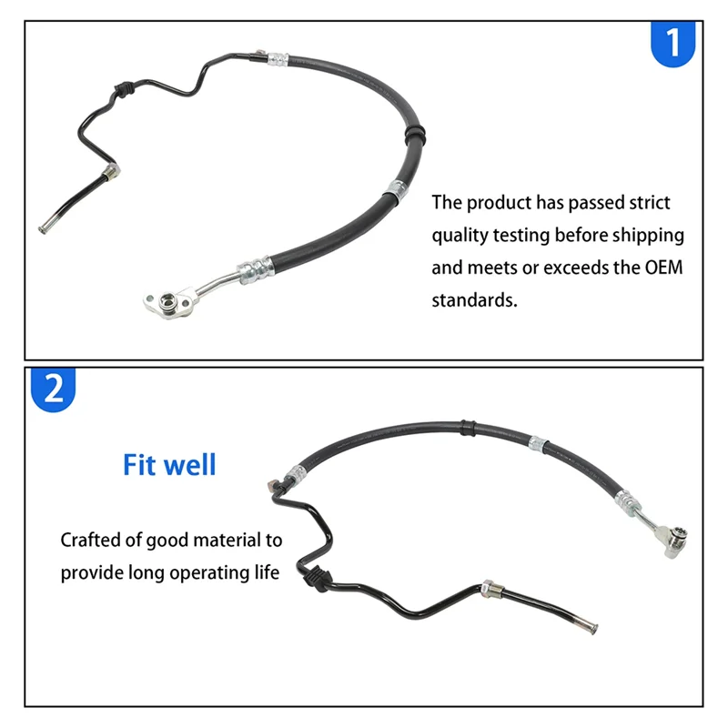 

Lasting 53713SJCA02 53713-SJC-A02 Power Steering Pressure Line For Honda Ridgeline 3.5L AWD 2006-2011 53713-SJC-A01